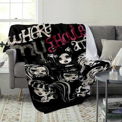 Y2K Butterfly Flannel Throw Blanket - image 3