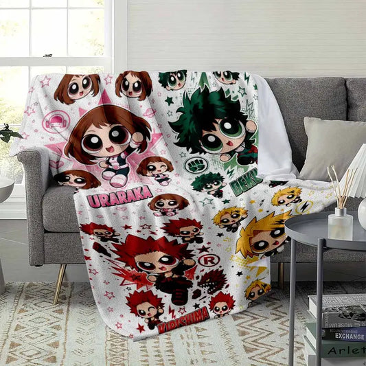 My Hero Academia Anime Hero Flannel Fleece Throw Blanket - Soft All-Season Bedding for Sofa and Couch - image 3