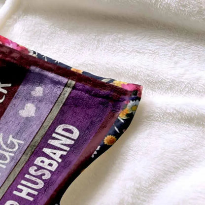 To My Wife Flannel Blanket - Soft Anti-Pilling, 60x80 - image 6