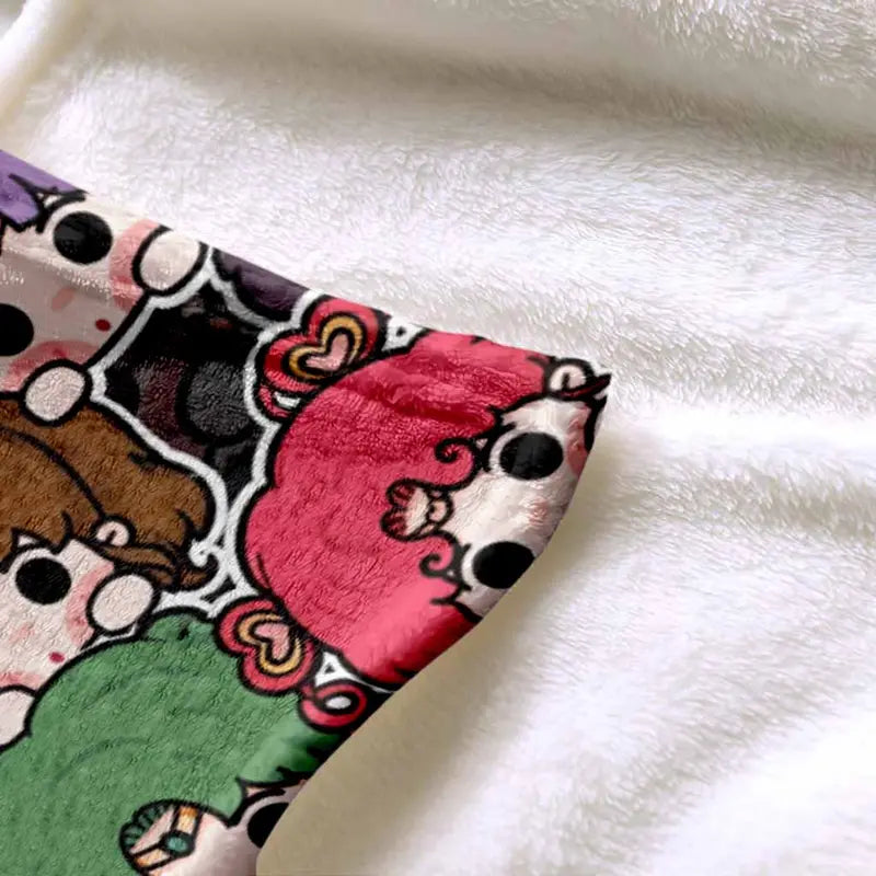 Anime Rock Style Flannel Throw Blanket Soft Lightweight Cozy Plush Fleece - image 6