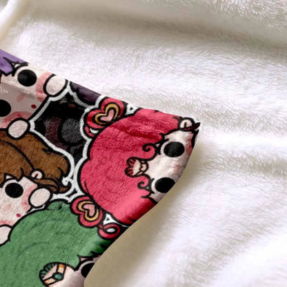 Anime Rock Style Flannel Throw Blanket Soft Lightweight Cozy Plush Fleece - image 6