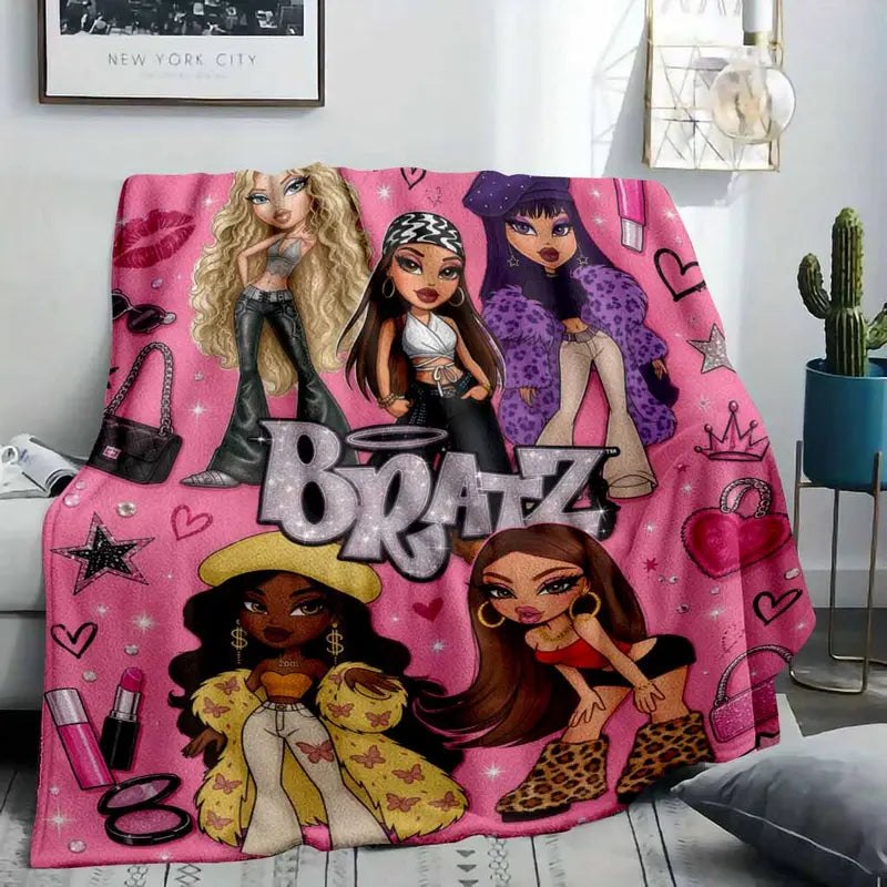 Dolls Art Y2K Floor Mat Flannel Non-Slip Washable Rug - image 2