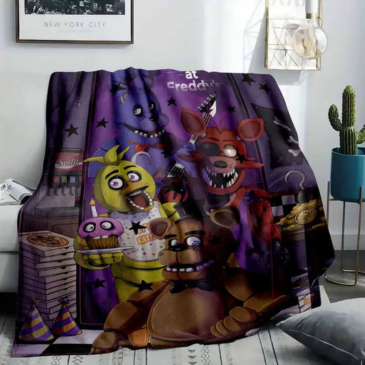 Animatronic Horror Game Flannel Blanket, 50x60 - image 2