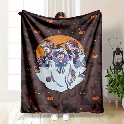 Anime Halloween Flannel Blanket - Ultra Soft Plush Throw - image 7