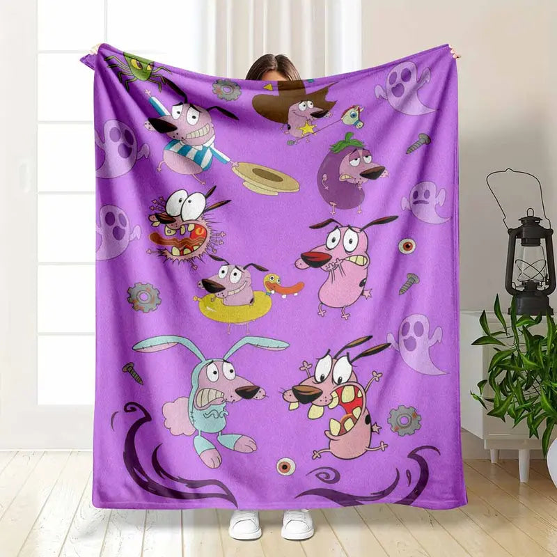 Cartoon Character Flannel Blanket 40x50 Inch for Kids - image 7