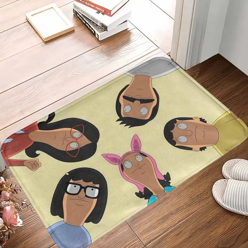 Burgers Belcher Family Floor Mat Flannel 60x40cm - image 10