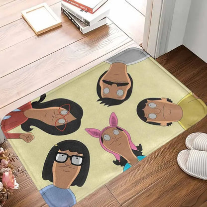 Burgers Belcher Family Floor Mat Flannel 60x40cm - image 10