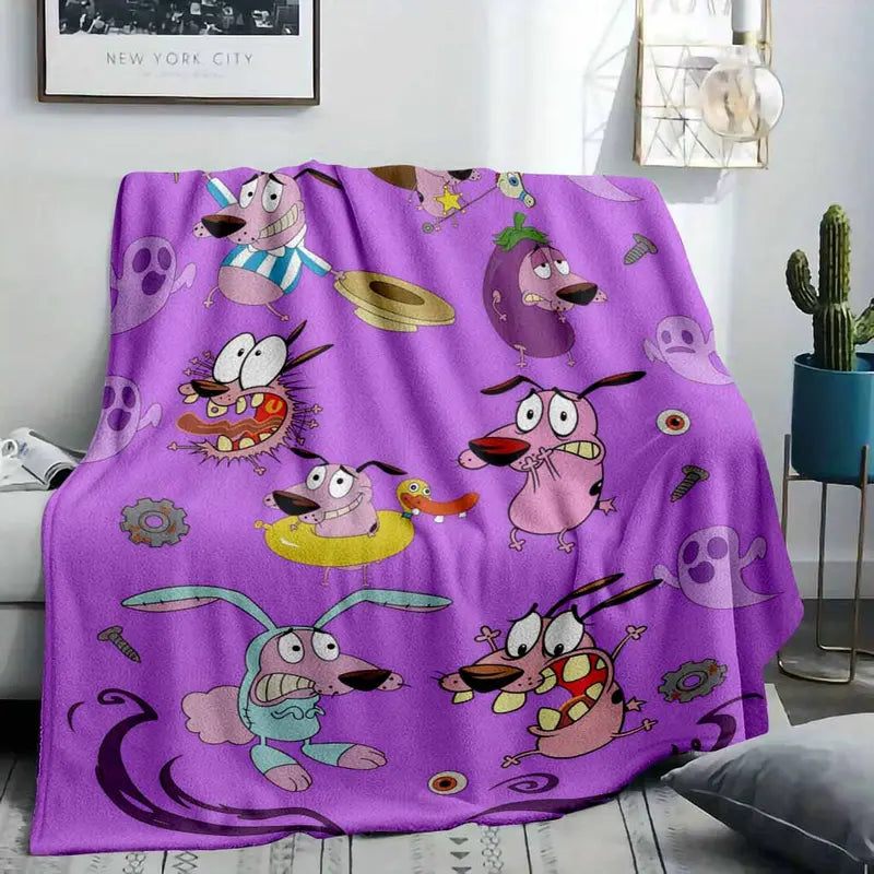 Cartoon Character Flannel Blanket 40x50 Inch for Kids - image 8