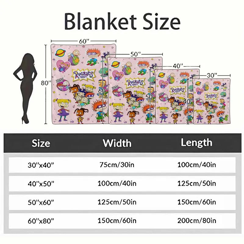 Friends Theme Flannel Throw Blanket, Soft Warm Lightweight Flannel in Multiple Sizes - image 4