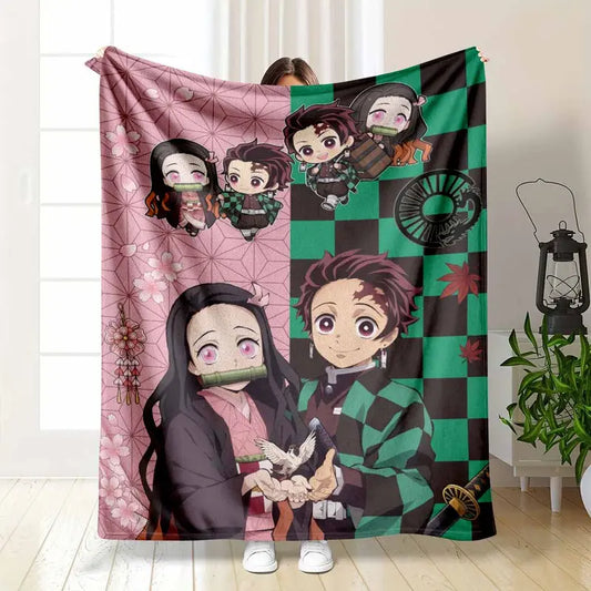 Anime Character Floor Mat Chibi Heroine Flannel Non Slip Washable